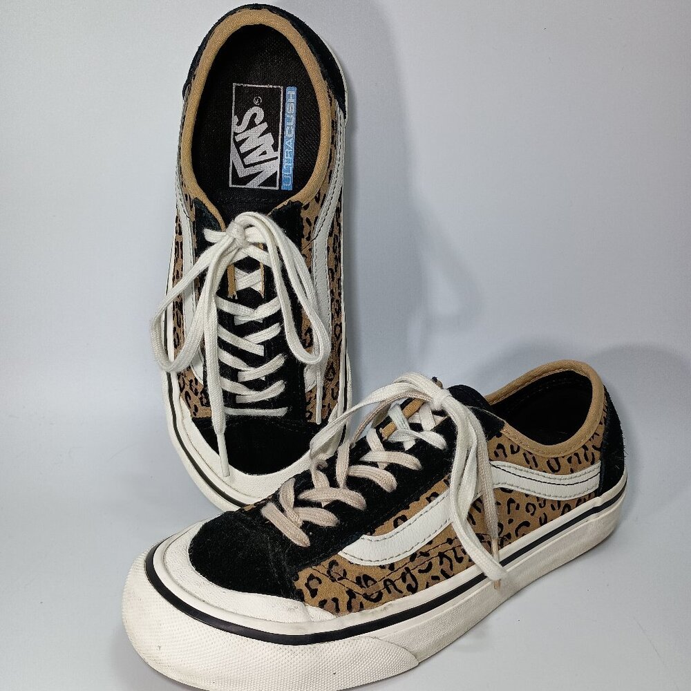 Vans Style 36 Decon Sf Leopard Casual Athletic Shoes 500714 Women's Size 5.5